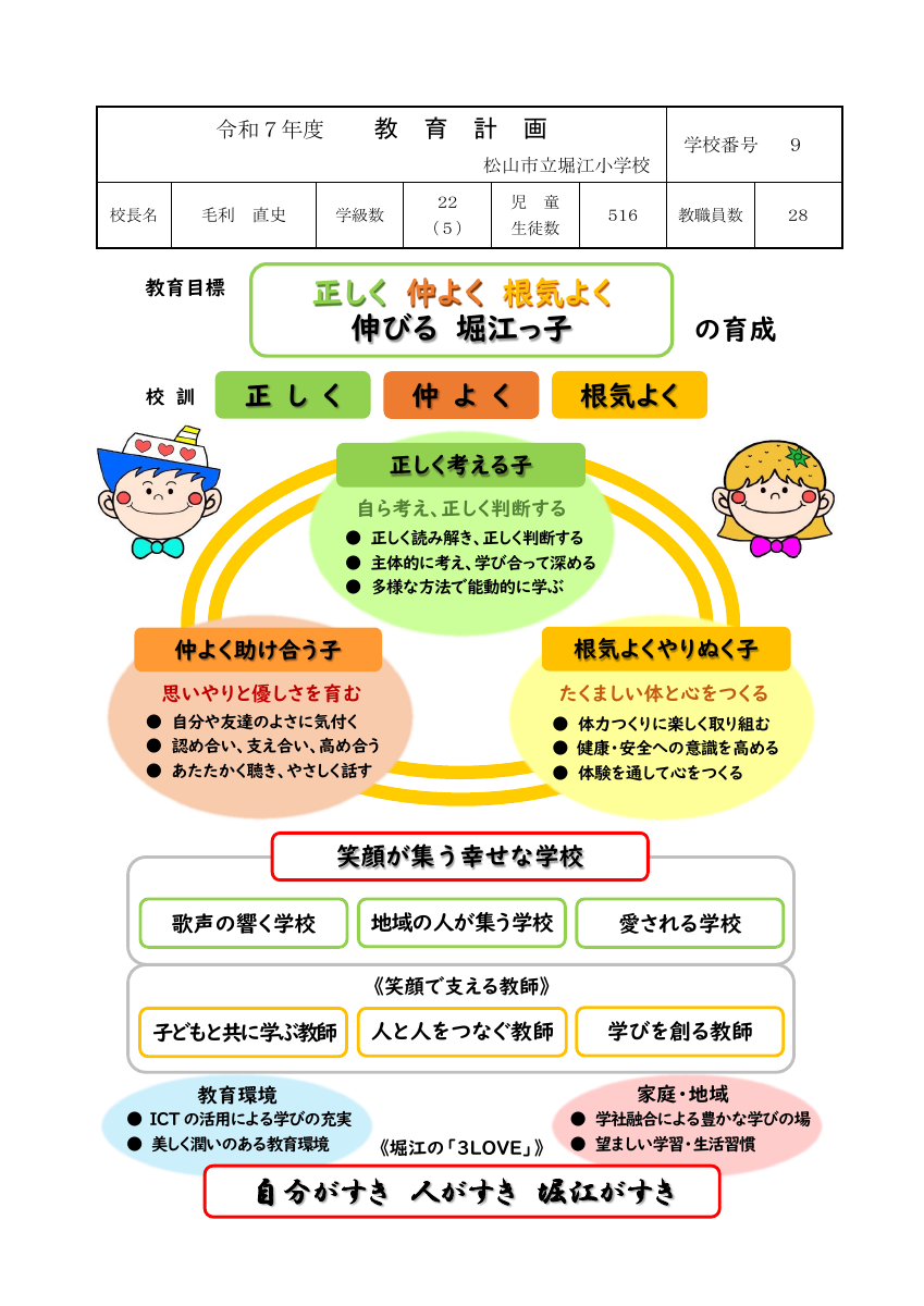 R7 堀江小教育計画.pdfの1ページ目のサムネイル